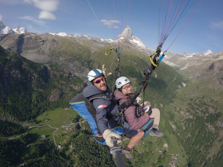 paragliding Zermatt