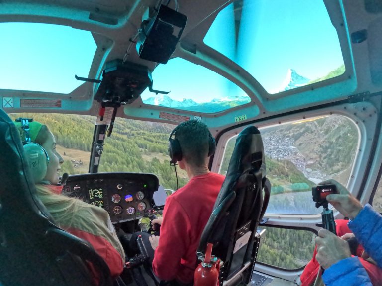 in Helicopter